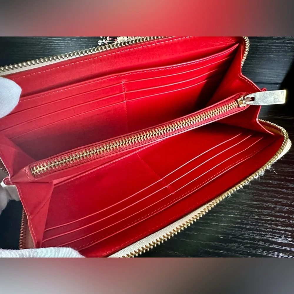 Christian Louboutin multicolored Studded Leather Continental Wallet - Picture 12 of 12